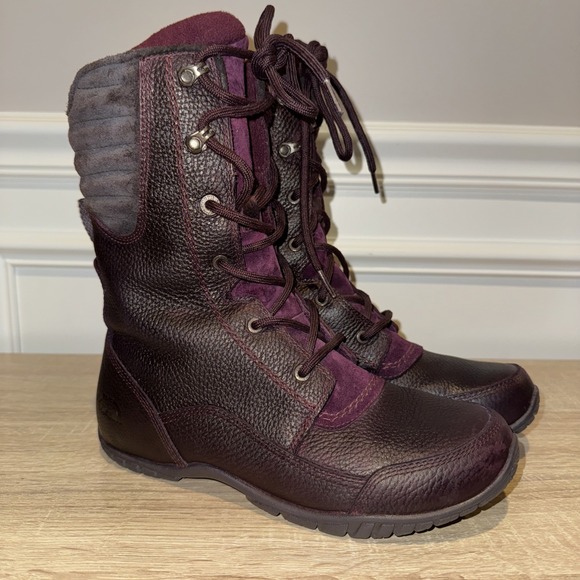 The North Face Purna Luxe Waterproof Boot Women Sz 7 Mountain Hiking Snow High - Picture 3 of 10